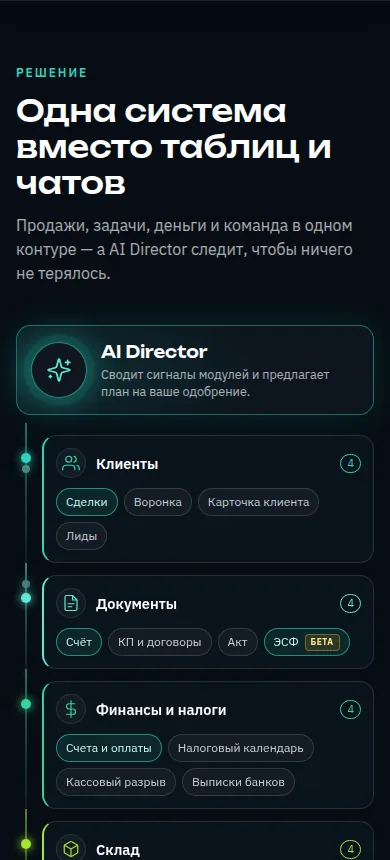 Нейросеть AIDIR — мобильная версия секции
